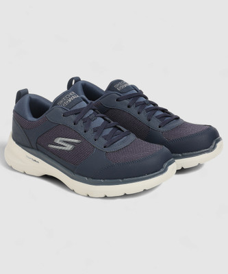 Skechers GO WALK 6 - COMPETE Walking Shoes For Men(Navy , 9)
