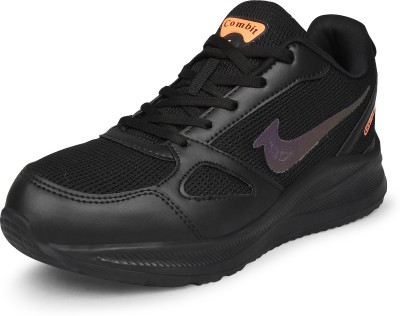Combit PUNCH-05_BLACK Running, Walking, Trekking, Comfort, Outdoor, Trendy, Lightweight Running Shoes For Men(Black)