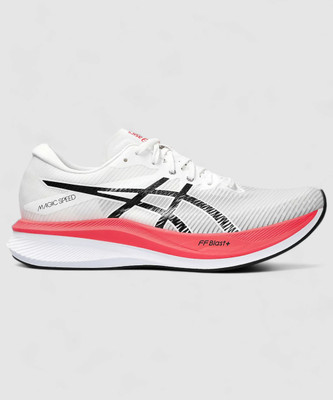 Asics MAGIC SPEED 3 Running Shoes For Men(White , 11)