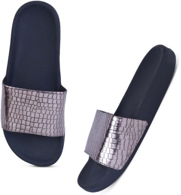 XE Looks Women Slides(Grey , 5)