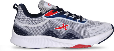 VECTOR X Shark Walking, Jogging Knitted Upper|Rubber sole Lightweight & Comfortable Fit Running Shoes For Men(White, Red , 6)