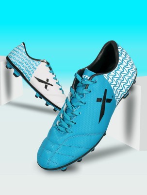 VECTOR X Ultra Football Shoes For Men(White, Blue)