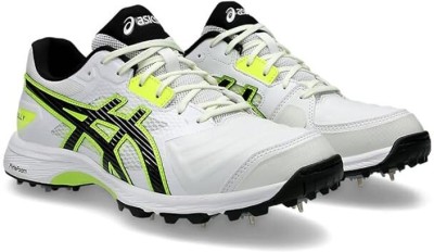 Asics ASICS White Mens Cricket Shoes GEL-GULLY 7 Cricket Shoes For Men(White , 7)