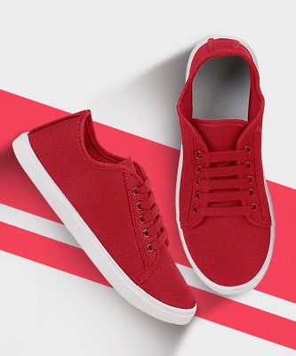 World Wear Footwear New Latest Affordable Collection of Trendy & Stylish Casual Sneakers Shoes Sneakers For Women(Red , 5)