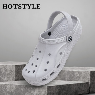 HOTSTYLE Clogs For Men(Grey , 8)