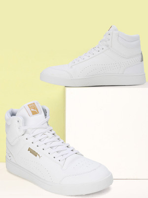 PUMA Shuffle Mid Better V2 Sneakers For Men(White , 10)