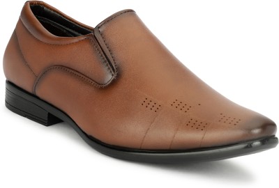 Terto Attractive Comfortble Office Wear/Party Wear/Formal Dress Shoes Slip On For Men(Tan , 9)