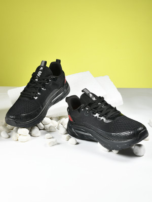 Impakto by Ajanta Charged Running Shoes For Men(Black , 6)