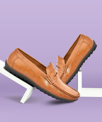 Bata Loafers For Men(Tan , 7)