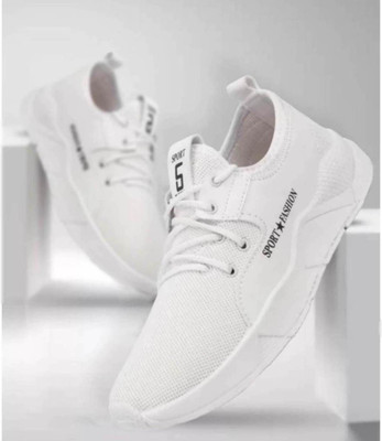 Begone Comfortable and Light Weight sports shoes for men and boys Training & Gym Shoes For Men(White , 6)