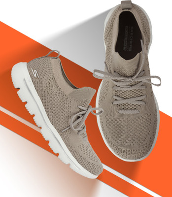 Skechers GO WALK EVOLUTION UL Running Shoes For Women(Brown , 4)