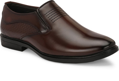KNIGHT WALKERS Slip On For Men(Brown , 9)