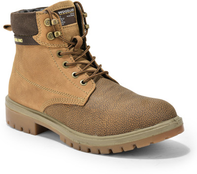 WOODLAND Boots For Men(Camel , 8)