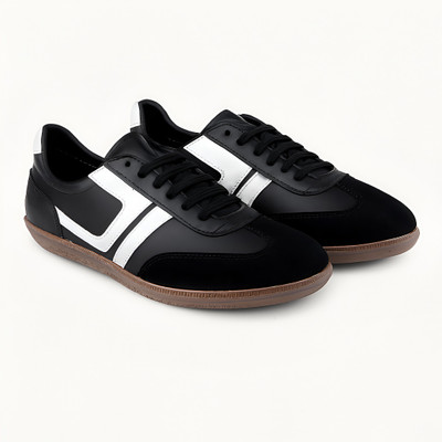 BAXXY Sneakers For Men(Black, White , 8)