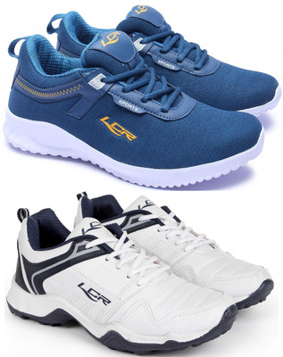 LANCER ACT-96BGN-IND-251NBL Running Shoes For Men(White , 8)