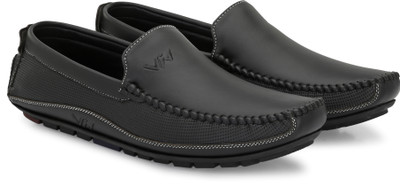 Viv VIV SHOES BLACK LOAFER FOR MEN Loafers For Men(Black , 7)