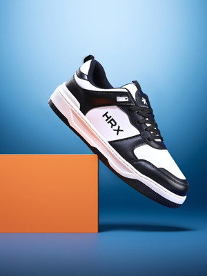 HRX by Hrithik Roshan Casual Trendy Fashionable Sneakers For Women(White, Black , 7)
