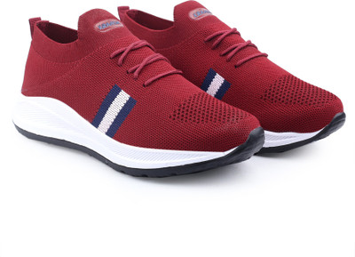 Kraasa Premium Running Shoes For Men(Red , 10)