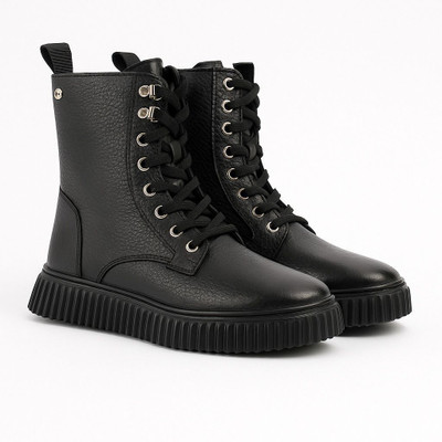 Partner Leather Boots For Women(Black , 2)