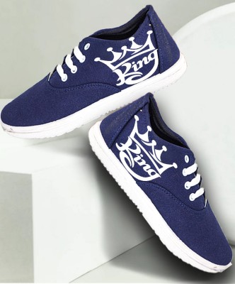 Kzaara Canvas Shoes For Men(Navy , 8)