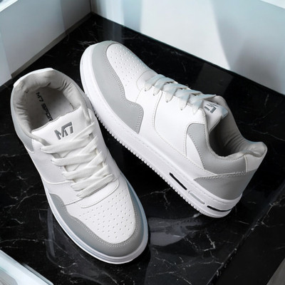 M7 By Metronaut M7-Unique Premium Leather Causal Wear Sneakers For Men(White , 6)