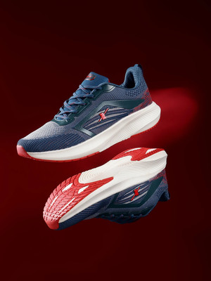 Sparx SM 950 Running Shoes For Men(Blue, Red , 6)