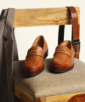 Monte Carlo Loafers For Men(Tan , 11)