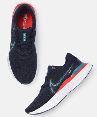 NIKE React Infinity 3 Running Shoes For Men(Navy , 11)