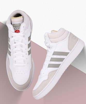 ADIDAS ORIGINALS HOOPS 3.0 MID Sneakers For Men(White , 8)
