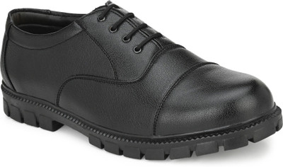 RED LIONS Men's Oxford Police shoes Lace Up For Men(Black , 10)