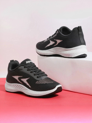 Aqualite LSS-308 Running Shoes,Sports Shoes,Walking Lightweight Shoes for Women Outdoors For Women(Black, White , 4)