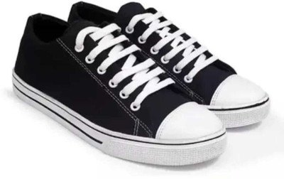 ZAPATOS Canvas Shoes For Women(Black , 5)