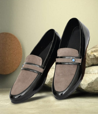 KAUSHAL Comfortable Premium Stylish Unique Trendy Popular KUS2043_GREY for Men Loafers For Men(Black, Brown , 6)