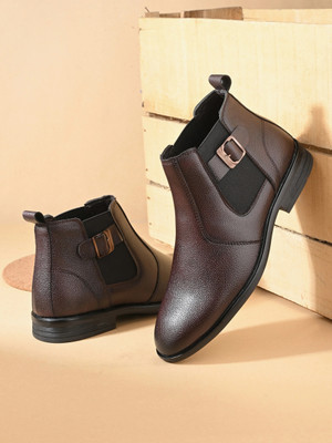 Roadster Boots For Men(Brown , 9)