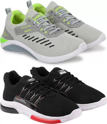 ELASA TY-GREY TOOFAN_RUNFREE BLACK Outdoors For Men(Grey , 7)