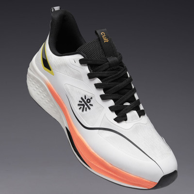 Cult SprintMax Running Shoes Enhanced Cushioning Enhanced Grip Lightweight High Running Shoes For Men(White , 9)