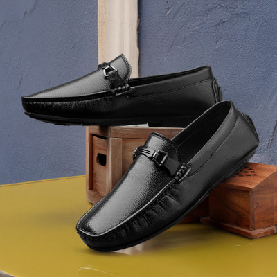 Faxian Trendy & Comfortale Loafers For Men(Black , 7)