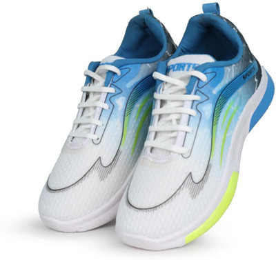 DRACKFOOT Men's Lightweight Running Shoes Comfortable, Non-Slip, Stylish for Gym & Walking Casuals For Men(Blue , 9)