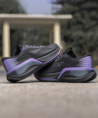 RED TAPE Sports Walking Shoes for Men | Soft Cushioned Insole, Slip-Resistance Walking Shoes For Men(Black, Purple , 9)