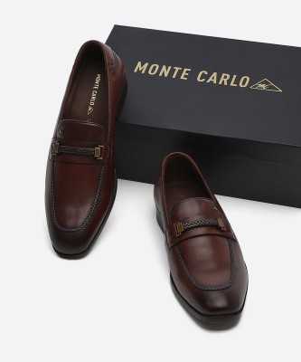 Monte Carlo Loafers For Men(Burgundy , 7)