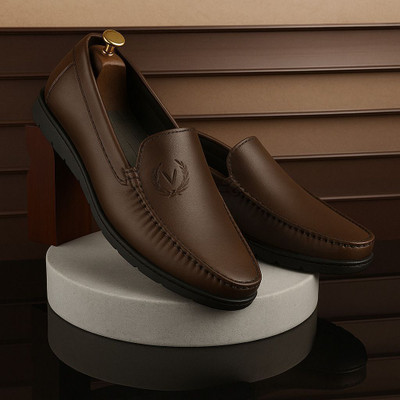 Von kiraro Loafers For Men Loafers For Men(Brown , 8)