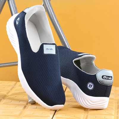 Birde Premium Lofer Shoes Slip On Sneakers For Men(Navy , 8)