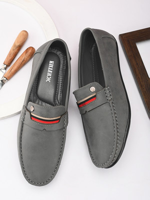 KILLER Loafers For Men(Grey , 8)