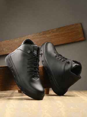 KARADDI Premium Quality | Outdoor Comfort Sneakers For Men(Black)