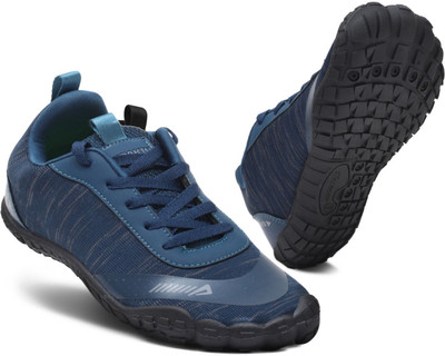 Impakto by Ajanta Impakto Barefoot Big Toe Box Gym,Training,Running, Walking Shoes for Men Navy Barefoot Shoes For Men(Blue , 7)