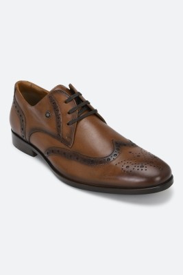 LOUIS PHILIPPE Brogues For Men(Brown , 10)