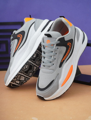 HS HI SPEED RUNNING SPORTS SHOES FOR MEN Casuals For Men(Grey , 9)