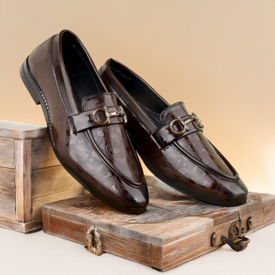 Emarson Attractive ,Stylish Men' Loafer Loafers For Men(Brown , 10)