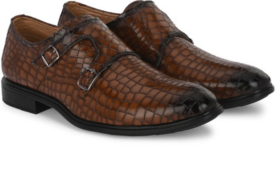 KILLER Lightweight,Comfort,Summer,Trendy,Walking,Outdoor,Stylish,Training,Daily Use Monk Strap For Men  (Tan) For Rs. 679 @ 79 %