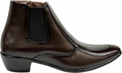 Shoe Bazar Boots For Men(Brown , 9)